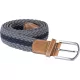 K-UP KP805 fonott öv fémcsattal - mid grey/navy színben