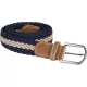 K-UP KP805 fonott öv fémcsattal - navy/beige színben
