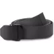 K-UP KP813 nejlon vászon öv fémcsattal - dark grey/black színben