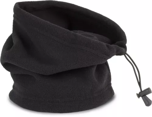 K-UP KP881 polár nyakmelegítő sál - black színben
