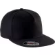 K-UP KP908 lapos ellenzős 5 paneles sapka - black színben