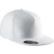 K-UP KP908 lapos ellenzős 5 paneles sapka - white színben