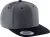 K-UP KP910 lapos ellenzős 6 paneles sapka - dark grey/black színben