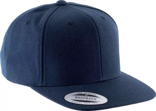 K-UP KP910 lapos ellenzős 6 paneles sapka - navy/navy színben
