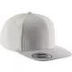 K-UP KP910 lapos ellenzős 6 paneles sapka - white/white színben