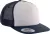 K-UP KP911 lapos ellenzős 5 paneles hálós sapka - navy/white/navy színben