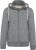 Kariban KV2312 férfi sherpa béléses vintage felső - slub grey heather szín
