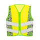 Korntex KXACTION cipzáros gyerek láthatósági mellény fluo sárga/foci színben