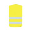Korntex KXRX217 Cologne cipzáros láthatósági mellény sárga színben