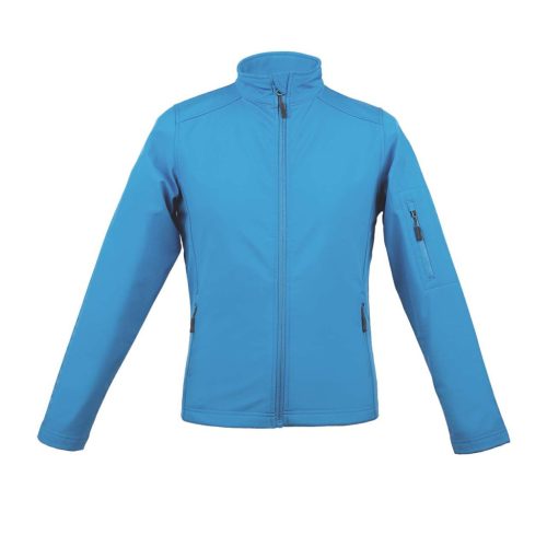 Legend LE801 3 rétegű női softshell dzseki azure blue színben