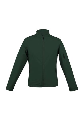 Legend LE801 3 rétegű női softshell dzseki forest green színben