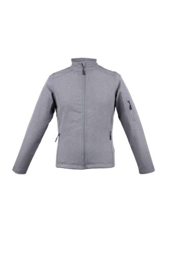 Legend LE801 3 rétegű női softshell dzseki heather grey színben