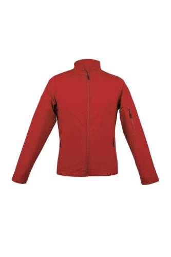 Legend LE801 3 rétegű női softshell dzseki red színben