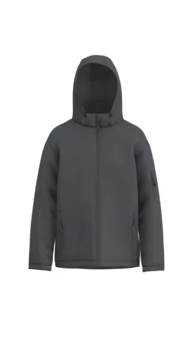 Legend LE820 férfi softshell kapucnis dzseki charcoal színben