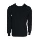 Legend LE900 férfi finomkötött pamut pulóver black színben