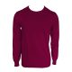 Legend LE900 férfi finomkötött pamut pulóver bordeaux színben