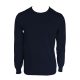 Legend LE900 férfi finomkötött pamut pulóver navy színben