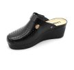 Leon Comfort 1000 női bőr kényelmi klumpa fekete színben