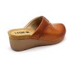 Leon Comfort 1002 női bőr kényelmi klumpa barna színben