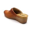Leon Comfort 1002 női bőr kényelmi klumpa barna színben