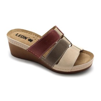 Leon Comfort 1009 női bőr kényelmi papucs