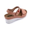 Leon Comfort 1080 női bőr kényelmi szandál rose színben