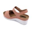Leon Comfort 1080 női bőr kényelmi szandál rose színben
