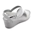 Leon Comfort 1120 női bőr szandál fehér színben
