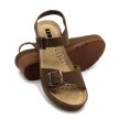 Leon Comfort 1130 női bőr szandál barna színben