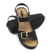 Leon Comfort 1130 női bőr szandál fekete színben