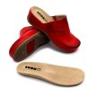 Leon Comfort 2019 női bőr kényelmi klumpa piros színben
