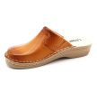 Leon Comfort 360 női bőr kényelmi klumpa barna színben