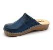 Leon Comfort 360 női bőr kényelmi klumpa kék színben