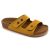 Leon Comfort 4050 női bőr kényelmi papucs sárga velúr színben
