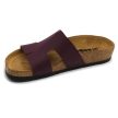 Leon Comfort 4054 női bőr papucs bordó színben