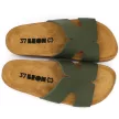 Leon Comfort 4054 női bőr papucs zöld színben