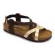 Leon Comfort 4305 női bőr szandál barna színben