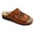 Leon Comfort 5010 női bőr kényelmi papucs barna színben