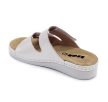 Leon Comfort 5011 női bőr papucs perla színben