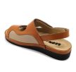 Leon Comfort 5020 női bőr kényelmi szandál barna színben
