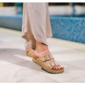 Leon Comfort 6011 női bőr papucs