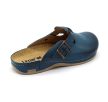 Leon Comfort 707 férfi bőr kényelmi klumpa kék színben