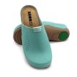 Leon Comfort 930 női bőr kényelmi klumpa türkiz bakar színben