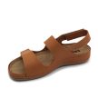 Leon Comfort 966 női bőr szandál barna orlando színben