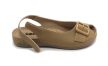 Leon Comfort 968 női bőr szandál bézs színben