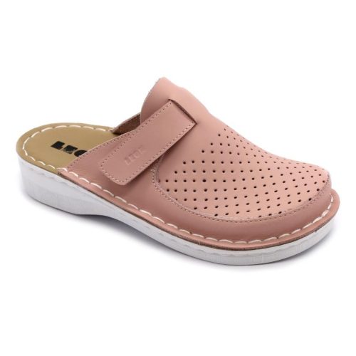 Leon Comfort V263 női bőr kényelmi klumpa rose bakar színben