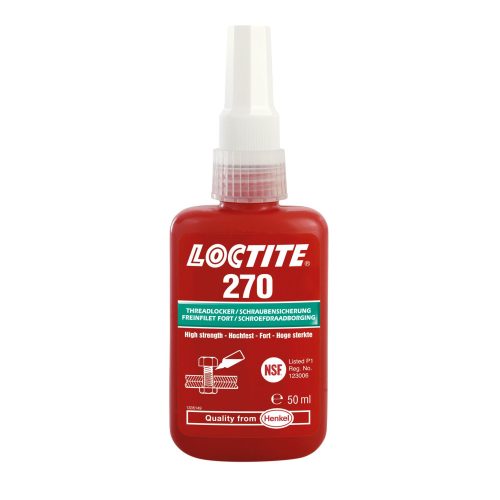 Loctite 270 nagy szilárdságú csavarrögzítő 50 ml kiszerelésben