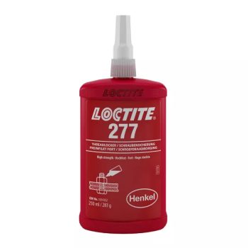   LOCTITE 277 nagy szilárdságú, nagy hőállóságú, nagy viszkozítású csavarrögzítő 250 ml