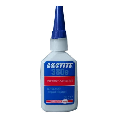 LOCTITE 380E nagy lefejtési szilárdságú pillanatragasztó, fekete 20 gr