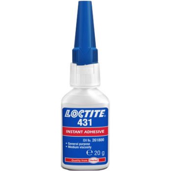 Loctite 431 közepes viszkozitású pillanatragasztó 20 gr